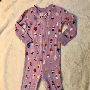 Hanna Andersson Lavender Ice Cream Pajamas-2T